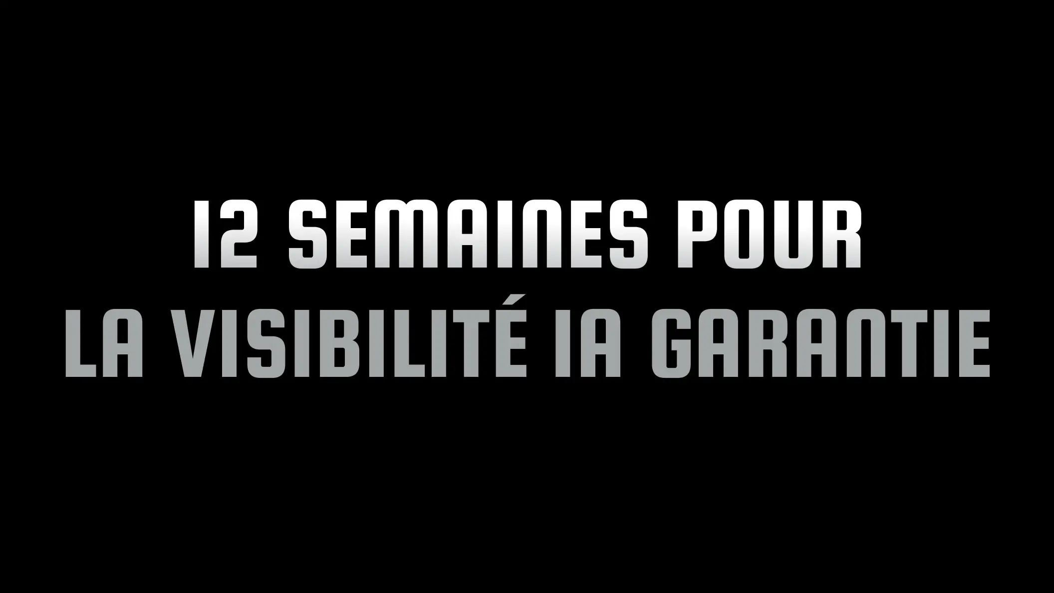 un programme de 12 semaine pour une meilleure visibilité IA par The Hills Agency